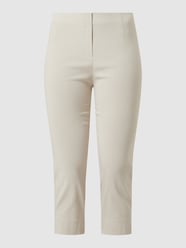 Straight fit capribroek met stretch, model 'Ina' van STEHMANN Grijs - 34