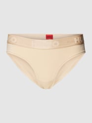 Slip mit Logo-Bund von HUGO Beige - 35