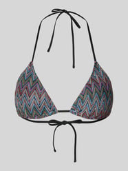 Góra od bikini z wzorem na całej powierzchni od PIECES - 22
