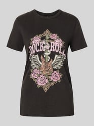 Regular fit T-shirt van puur katoen, model 'LUCY' van Only - 2