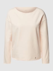 Sweatshirt met logodetail van Marc Cain Roze - 3