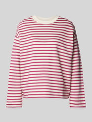 Sweatshirt mit Streifenmuster Modell 'FRANKAA' von Armedangels Pink - 1