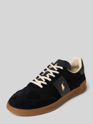 Leren sneakers met logodetail van Polo Ralph Lauren - 31