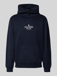 Bluza z kapturem, nadrukiem z logo i kieszenią kangurką od Tommy Hilfiger - 14