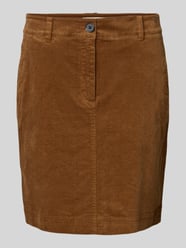 Licht uitlopende corduroy rok van katoenmix van Marc O'Polo - 40