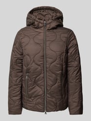 Jacke mit Steppnähten von ZABAIONE Braun - 15