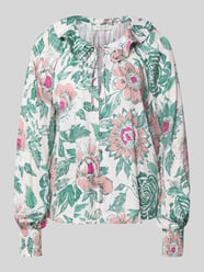 Relaxed Fit Bluse aus reiner Viskose von Christian Berg Woman Pink - 34