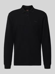 Koszulka polo o kroju regular fit z mieszanki bawełny model ‘PETEMPESTOLONG’ od BOSS Orange - 16