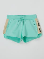 Sweatshorts met logo, model 'Rome' van Raizzed Groen - 6