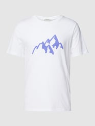 T-Shirt mit Motiv-Print Modell 'JAAMES CENTER MOUNTAIN' von Armedangels Weiß - 27