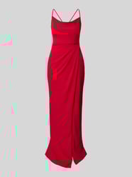 Abendkleid mit Wasserfall-Ausschnitt von Jake*s Cocktail - 36