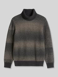 Pullover mit Rollkragen aus Woll-Baumwoll-Mix von Marc O'Polo Beige - 4
