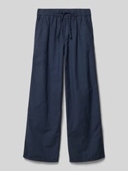 Hose mit Tunnelzug Modell 'comfy' von Mango Blau - 20