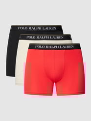 Trunks mit Logo-Bund im 3er-Pack Modell 'BOXER BRIEF-3 PACK' von Polo Ralph Lauren Underwear Rot - 2