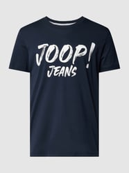 T-Shirt mit Label-Print Modell 'Adamo' von JOOP! Jeans Blau / Türkis - 23