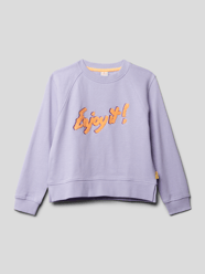 Bluza z wyhaftowanym motywem model ‘NIANNE’ od VINGINO Fioletowy - 19