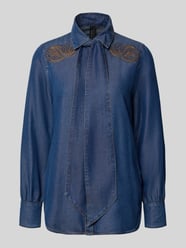 Jeansbluse in Denim-Optik von Marc Cain - 42