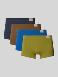 Boxershort met labelbadge, model 'GO NATURAL' in een set van 4 stuks van Sloggi - 7