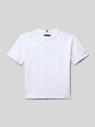 T-Shirt mit Logo-Stitching von Tommy Hilfiger Teens - 26