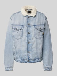 Jeansjacke mit Futter aus Kunstfell von G-Star Raw Blau - 32