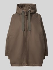 Relaxed Fit Mantel mit Kapuze Modell 'PURE' von g-lab Beige - 33