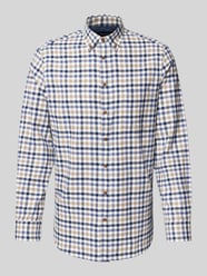 Slim fit vrijetijdsoverhemd met button-downkraag van Christian Berg Men Beige - 37