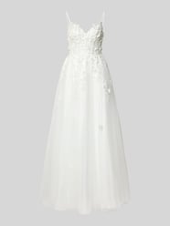 Abendkleid aus Tüll mit rückseitiger Schnürung von Luxuar - 32