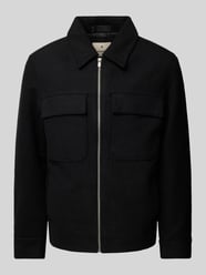 Jacke mit Kentkragen Modell 'BLURUSSEL' von Jack & Jones Premium Schwarz - 17