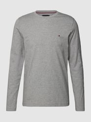 Longsleeve mit Label-Stitching von Tommy Hilfiger Grau - 30