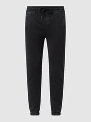 Sweathose im Washed-Out-Look Modell 'Santonio' von Raizzed Schwarz - 3