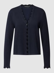 Cardigan mit Muschelsaum von Betty Barclay Blau - 36