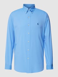 Classic Fit Freizeithemd mit Label-Stitching von Polo Ralph Lauren Blau - 35