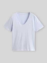 męski t-shirt o kroju regular fit z mieszanki bawełny od GANT - 43