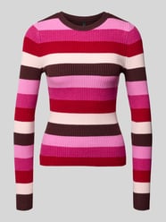 Regular Fit Pullover aus Viskose-Mix Modell 'IBI' von ONLY Bordeaux - 22