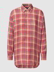 Overhemdblouse met button-downkraag van Polo Ralph Lauren Fuchsia - 23