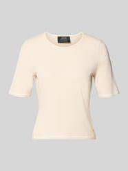 Strickpullover mit Rundhalsausschnitt von Marc Cain Beige - 11