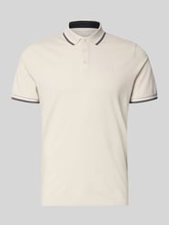 Koszulka polo w kroju modern fit z nadrukiem logo, model 'Keep Dry' od RAGMAN - 36