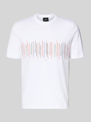 T-Shirt mit Rundhalsausschnitt und Motiv-Print von Paul Smith - 5