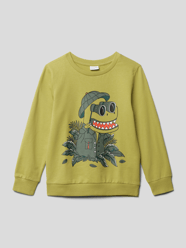 Bluza z nadrukiem z motywem model ‘VILDAR’ od Name It Zielony - 38