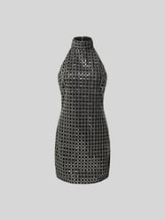 Knielanges Kleid mit Stehkragen von ROTATE - 30