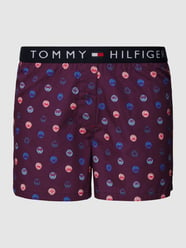 Shorts mit Logo-Bund und Allover-Muster von TOMMY HILFIGER - 9