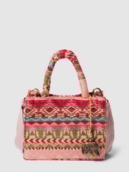 Schoudertas met all-over motief van Anokhi Roze - 32