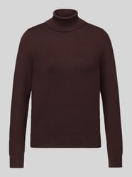 Slim Fit Rollkragenpullover aus Viskose-Mix von Jake*s Casual - 29