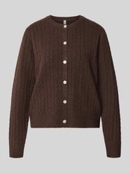 Regular Fit Strickjacke mit Woll-Anteil Modell 'SILLY' von PIECES - 44