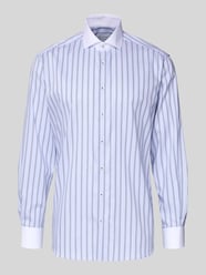 Modern fit zakelijk overhemd met haaikraag van ETERNA - 4