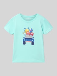 T-shirt z nadrukiem, krój regular fit od Blue Seven - 43