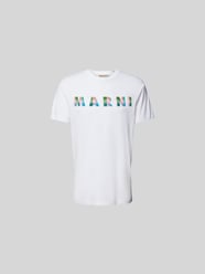 T-Shirt mit Label-Print von Marni Weiß - 43
