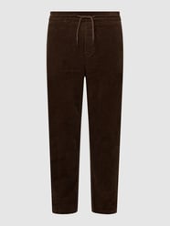 Tapered Fit Jogpants aus Cord Modell 'Linus' von Only & Sons Braun - 27