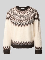 Strickpullover mit Rundhalsausschnitt Modell 'MILOU' von b.young - 8