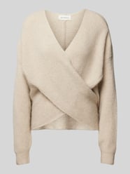 Sweter z dzianiny z dekoltem w serek model ‘Zinelle’ od MSCH Copenhagen - 42